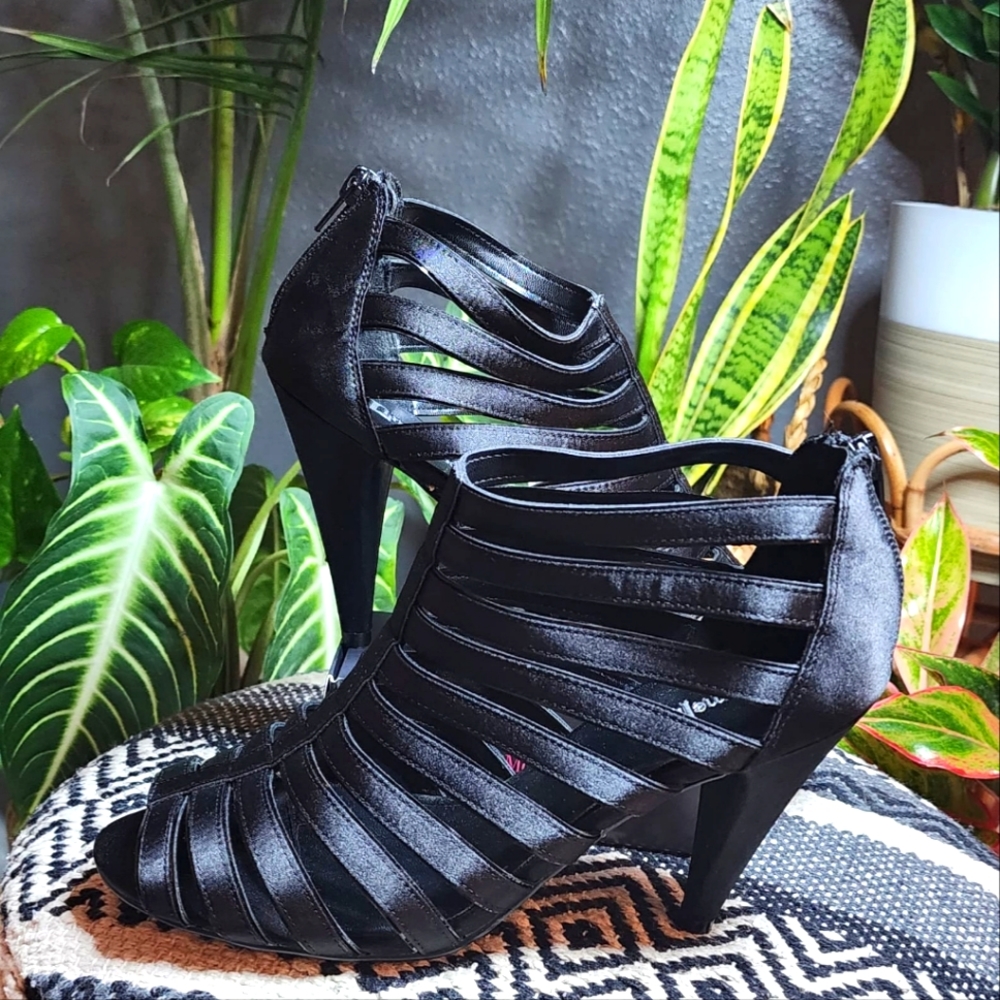 Limelight Strappy Satin Heels